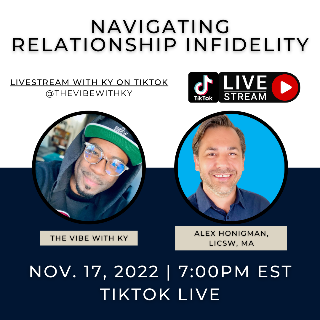 “Navigating Relationship Infidelity” – A Live Conversation with Dr. Alex Honigman