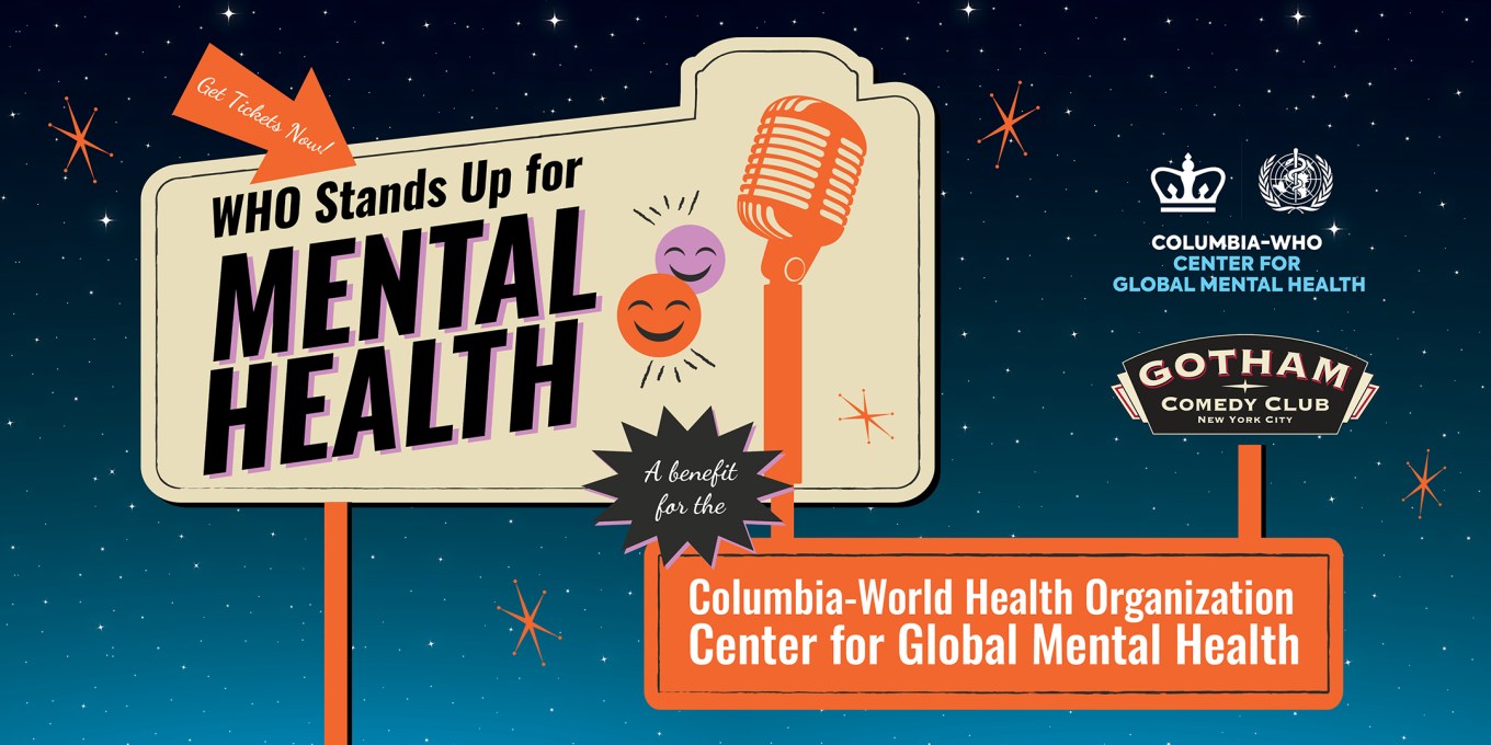 Kyrus Hosts WHO Stands Up for Mental Health—October 16, 2024 at Gotham Comedy Club